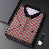 ZELANO PLAID POLO SHIRT