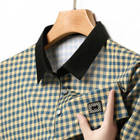 ZELANO PLAID POLO SHIRT